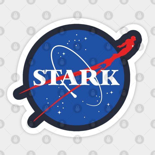 stark space agency-comic movie parody Sticker by ntesign